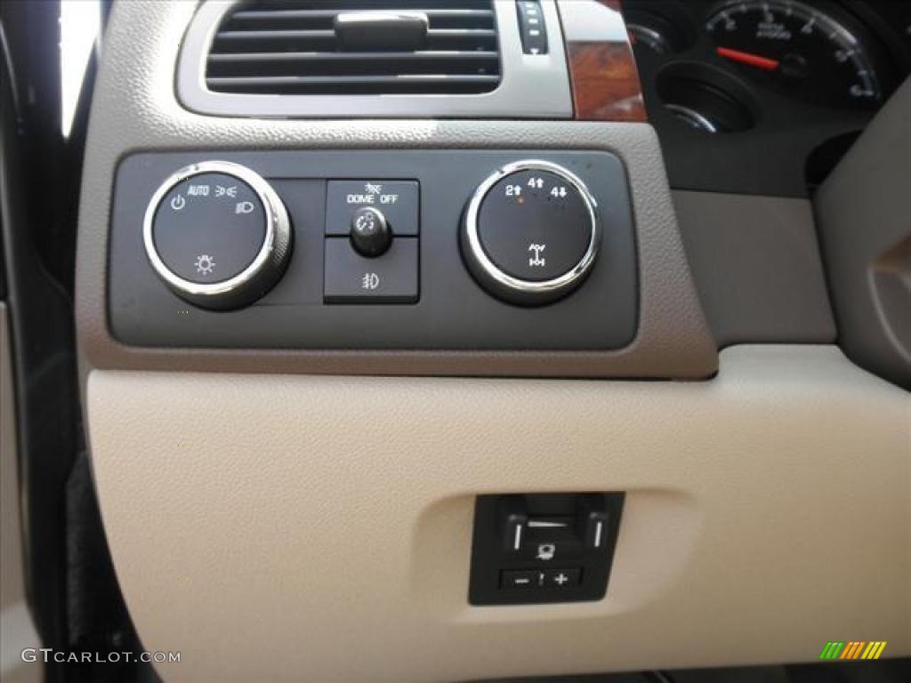 2011 Sierra 3500HD SLT Extended Cab 4x4 - Gray Green Metallic / Light Cashmere/Dark Cashmere photo #9