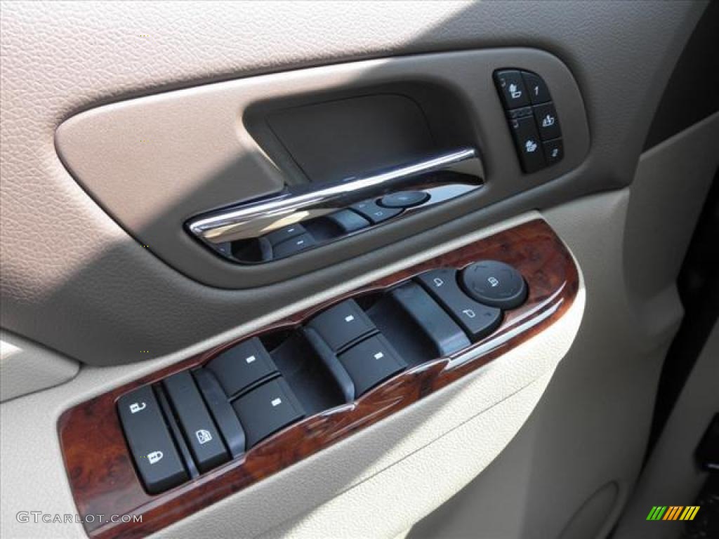 2011 Sierra 3500HD SLT Extended Cab 4x4 - Gray Green Metallic / Light Cashmere/Dark Cashmere photo #10