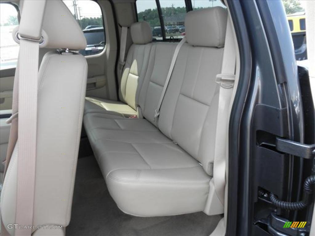 2011 Sierra 3500HD SLT Extended Cab 4x4 - Gray Green Metallic / Light Cashmere/Dark Cashmere photo #12