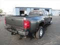 2011 Gray Green Metallic GMC Sierra 3500HD SLT Crew Cab 4x4 Dually  photo #17