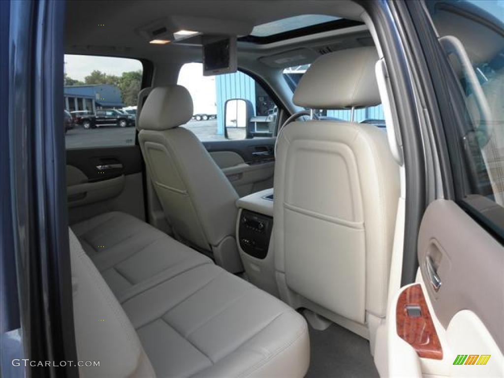 2011 Sierra 3500HD SLT Crew Cab 4x4 Dually - Gray Green Metallic / Light Cashmere/Dark Cashmere photo #18
