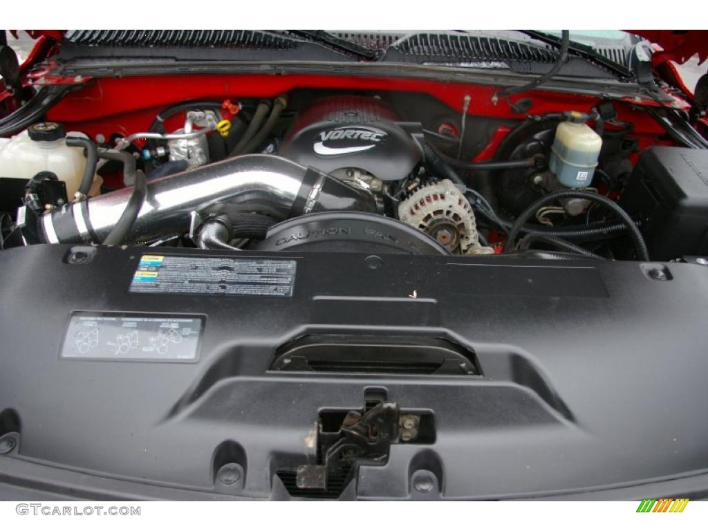 2002 Chevrolet Silverado 1500 Work Truck Regular Cab 4.8 Liter OHV 16 Valve Vortec V8 Engine Photo #45420651