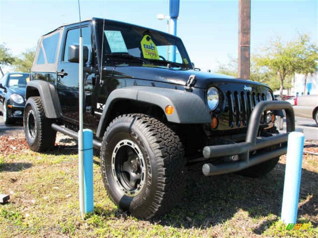 Black 2008 Jeep Wrangler X 4x4 Exterior Photo #45420707