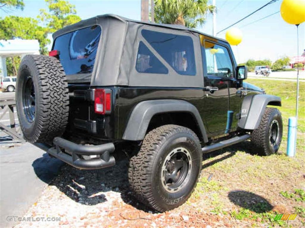 Black 2008 Jeep Wrangler X 4x4 Exterior Photo #45420719