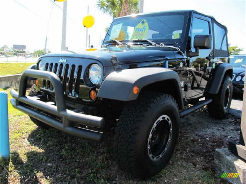 Black 2008 Jeep Wrangler X 4x4 Exterior Photo #45420731