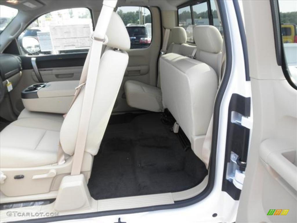 Ebony/Light Cashmere Interior 2011 GMC Sierra 1500 SLE Extended Cab Photo #45421266