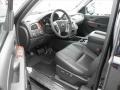 Ebony 2011 GMC Sierra 1500 SLT Extended Cab 4x4 Interior Color