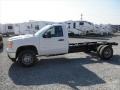 Summit White - Sierra 3500HD Work Truck Regular Cab 4x4 Chassis Photo No. 4