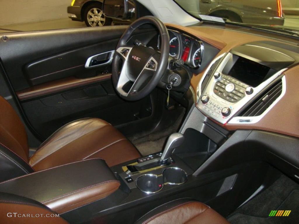 2010 GMC Terrain SLT AWD Brownstone Dashboard Photo #45422298