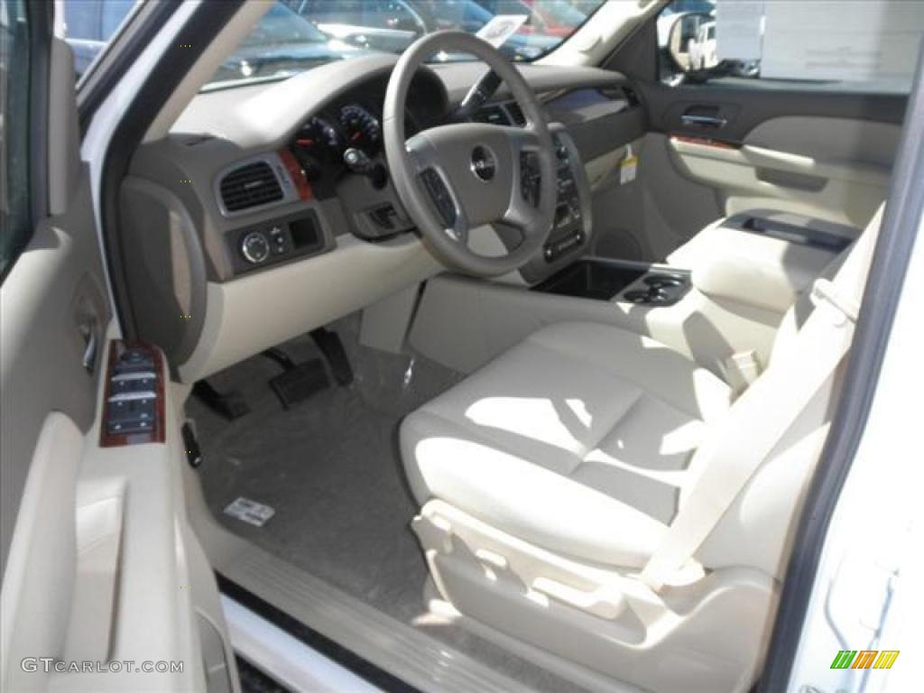Light Tan Interior 2011 GMC Yukon XL SLE Photo #45422914