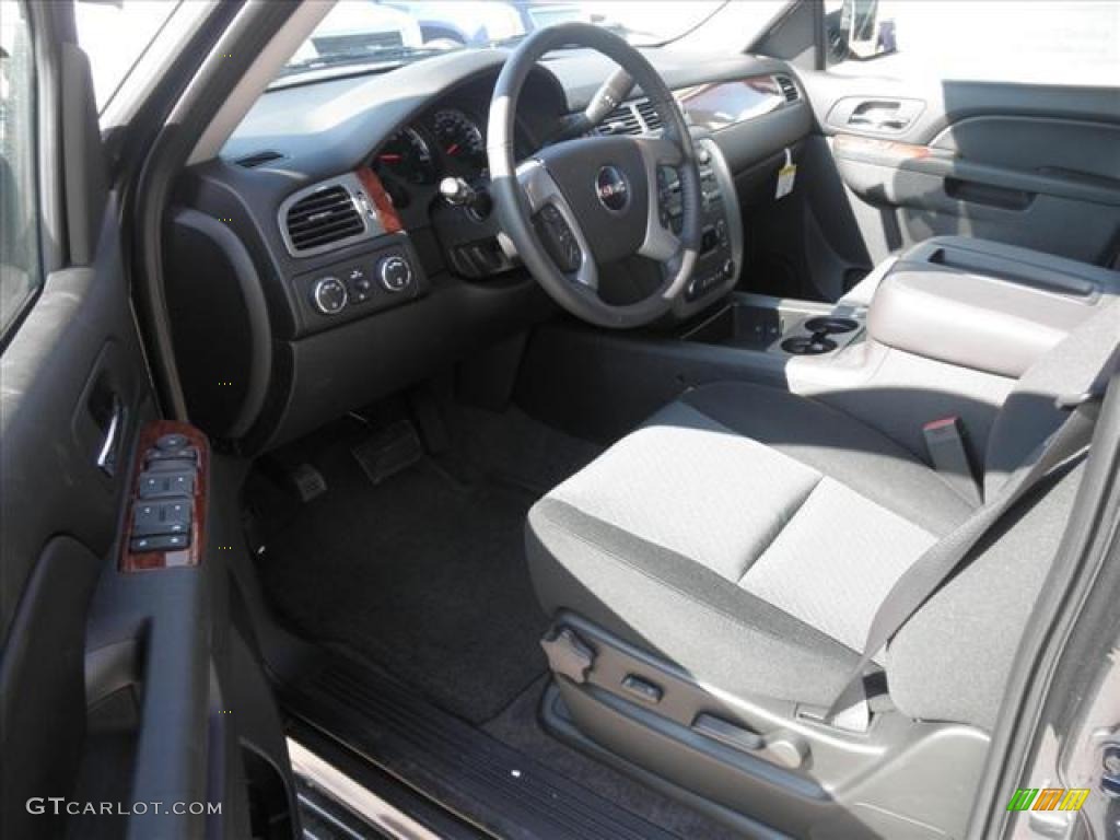 Ebony Interior 2011 GMC Yukon XL SLE 4x4 Photo #45423042