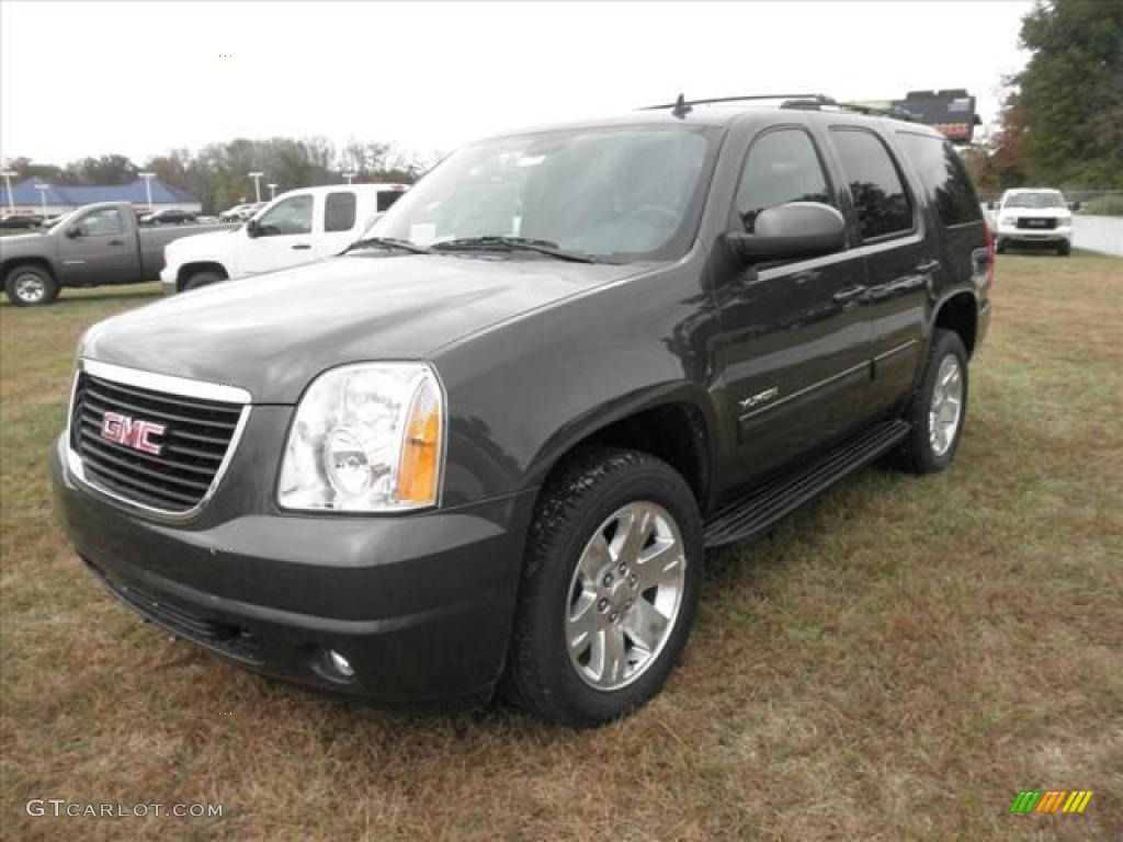 Storm Gray Metallic 2011 GMC Yukon SLE 4x4 Exterior Photo #45423198