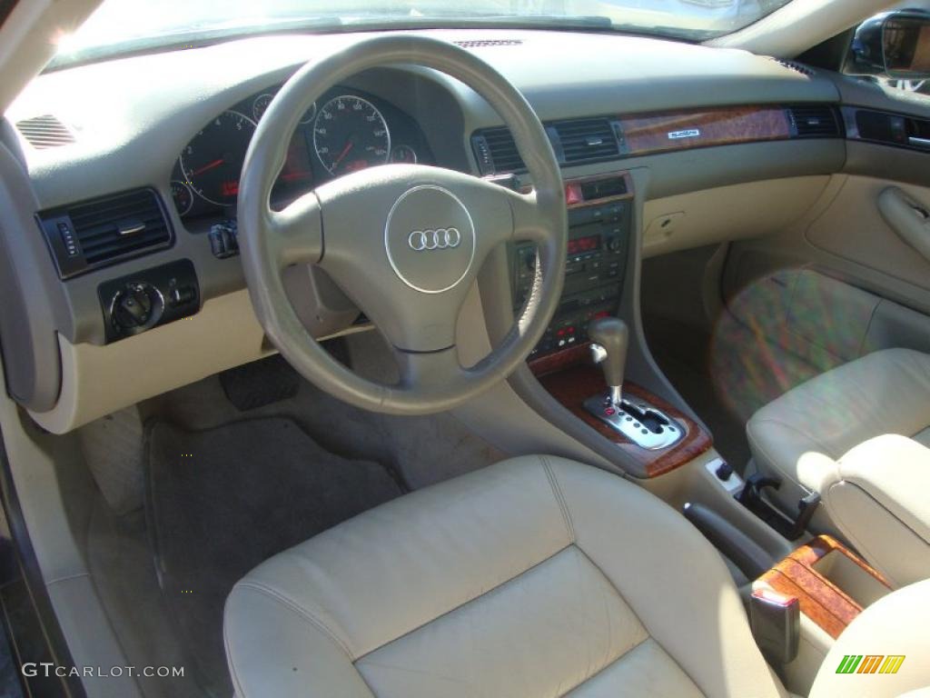 Beige Interior 2003 Audi A6 2.7T quattro Sedan Photo #45423262