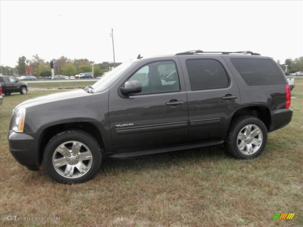Storm Gray Metallic 2011 GMC Yukon SLE 4x4 Exterior Photo #45423499