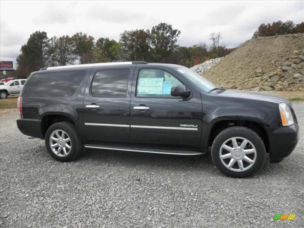 Carbon Black Metallic 2011 GMC Yukon XL Denali AWD Exterior Photo #45425127
