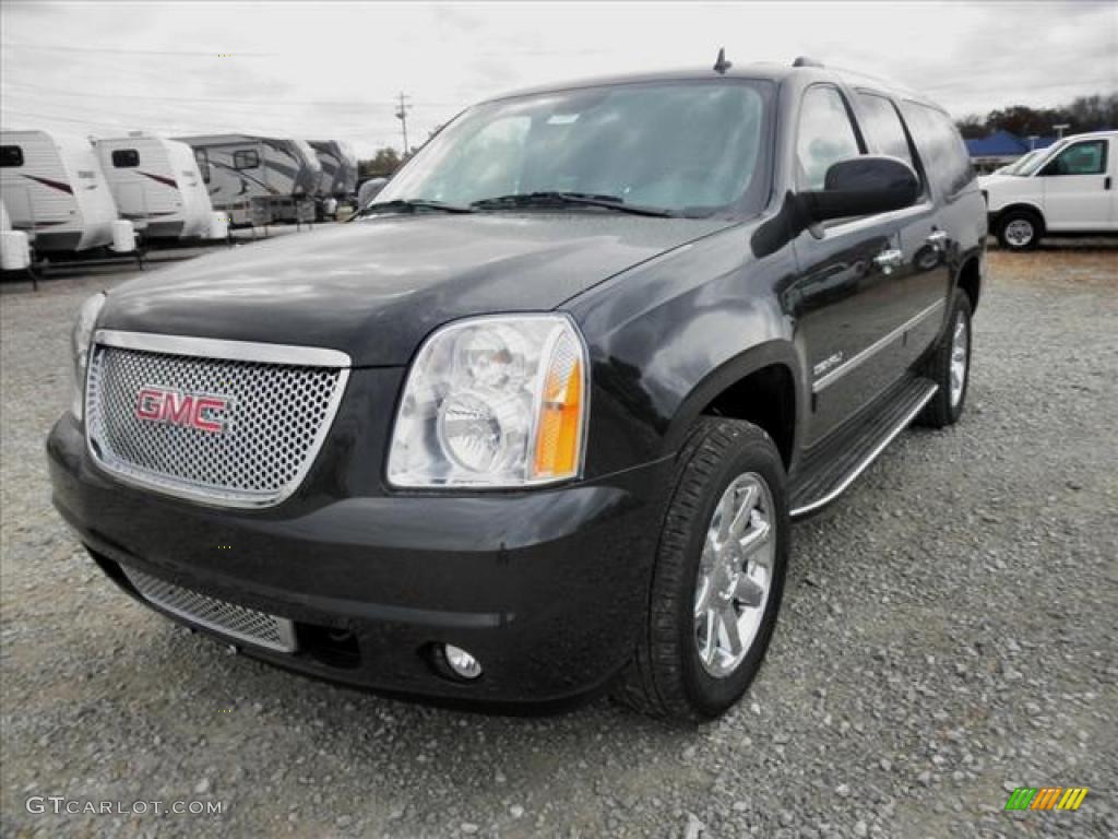 Carbon Black Metallic 2011 GMC Yukon XL Denali AWD Exterior Photo #45425135