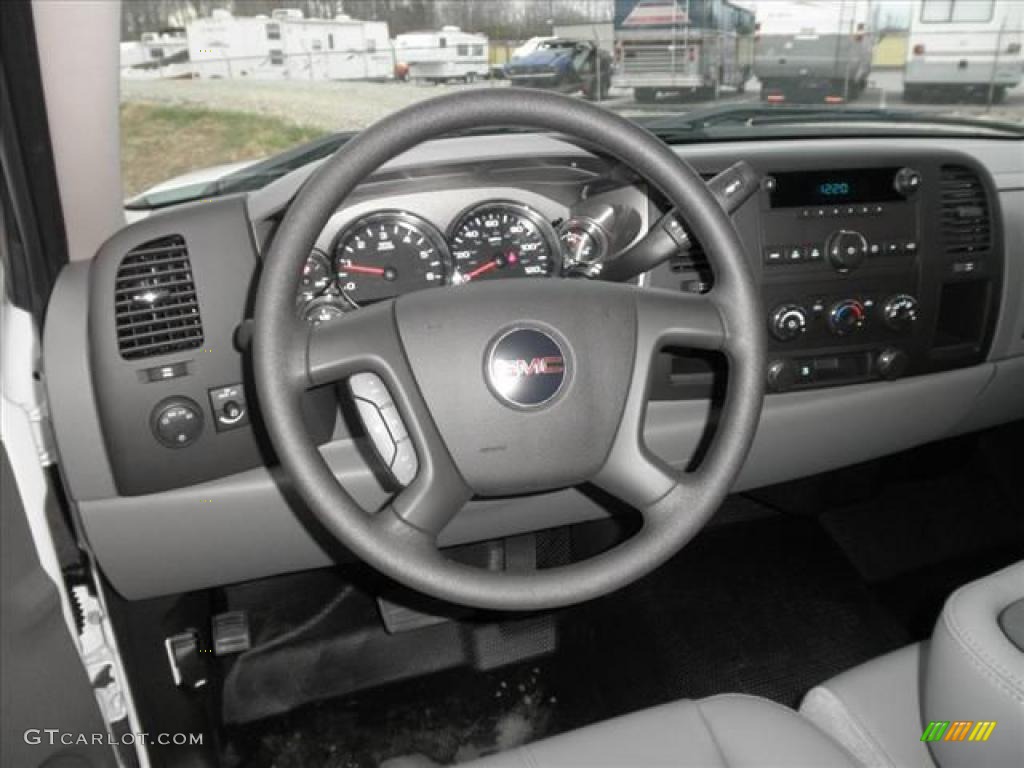 2011 GMC Sierra 3500HD Work Truck Regular Cab Utility Dark Titanium Dashboard Photo #45425535