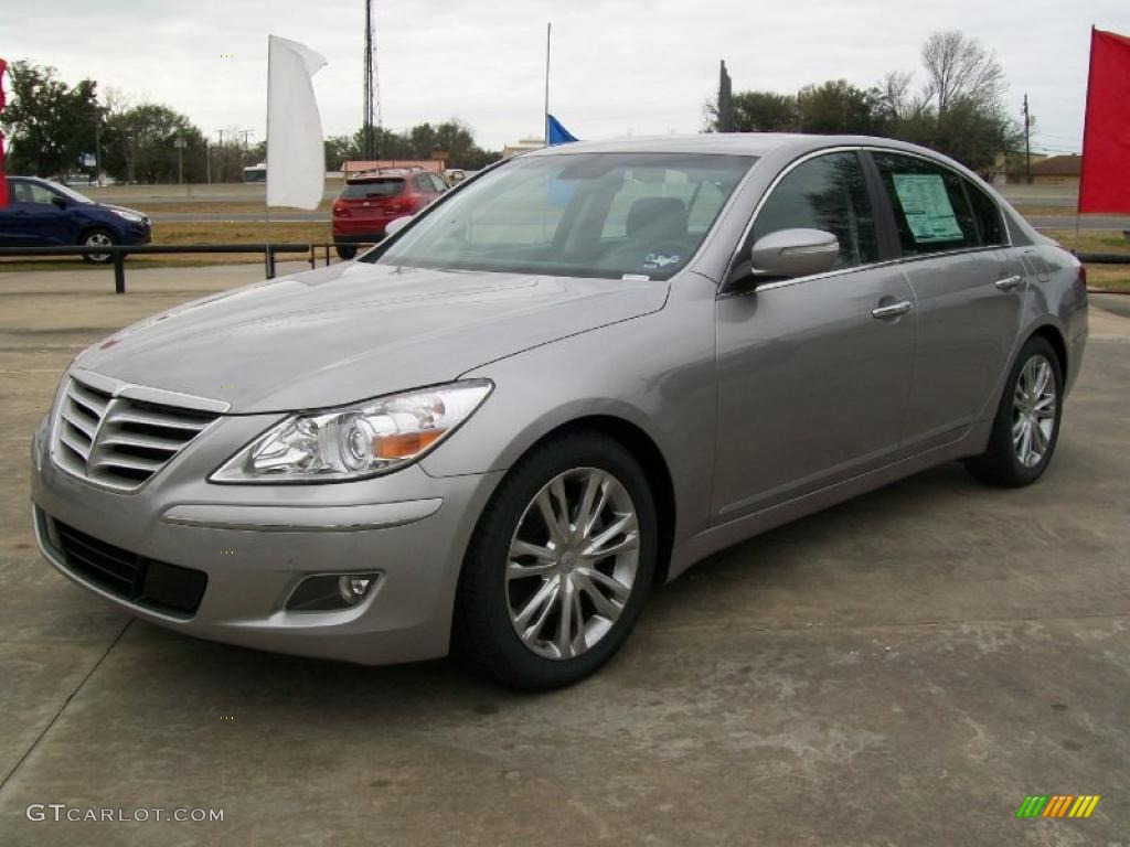 Titanium Gray Metallic 2011 Hyundai Genesis 3.8 Sedan Exterior Photo #45426071