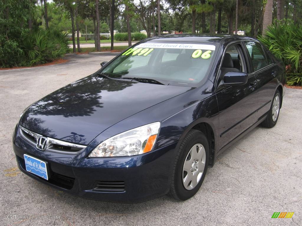 2006 Accord LX Sedan - Royal Blue Pearl / Gray photo #1