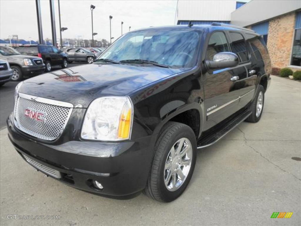 Onyx Black 2011 GMC Yukon XL Denali AWD Exterior Photo #45426179