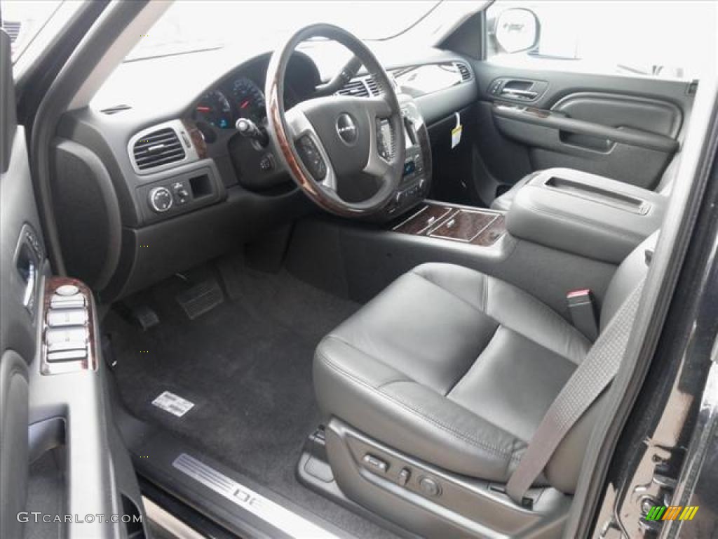 Ebony Interior 2011 GMC Yukon XL Denali AWD Photo #45426191