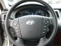 Jet Black 2011 Hyundai Genesis 3.8 Sedan Steering Wheel