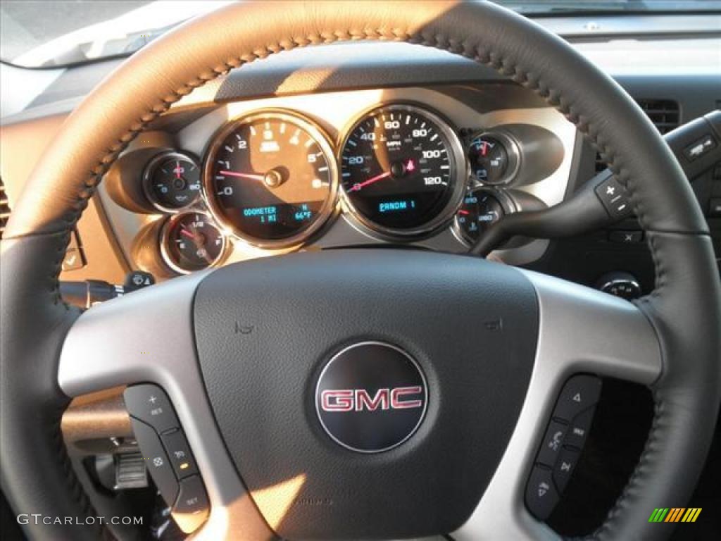 2011 Sierra 2500HD SLE Crew Cab 4x4 - Summit White / Ebony photo #8