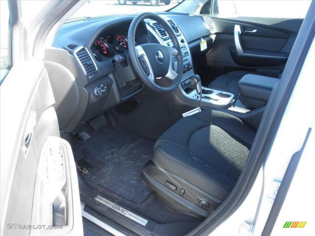 2011 GMC Acadia SLE AWD Ebony Dashboard Photo #45426783