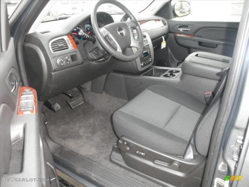 Ebony Interior 2011 GMC Yukon SLE Photo #45427799