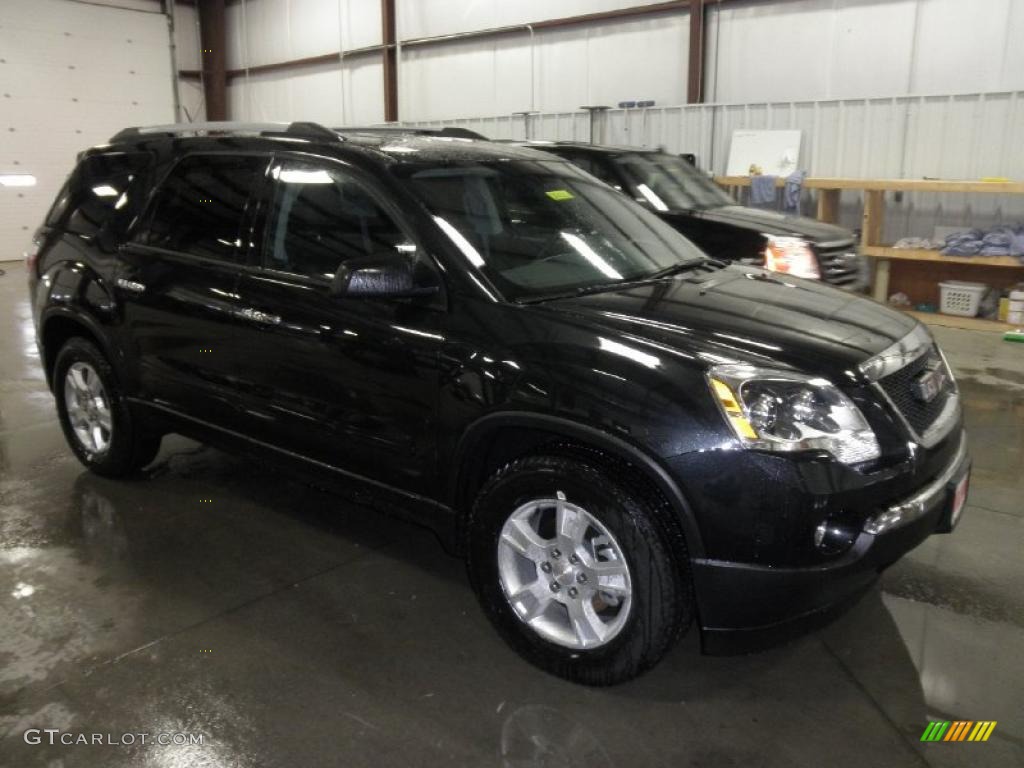 Carbon Black Metallic 2011 GMC Acadia SLE AWD Exterior Photo #45427927