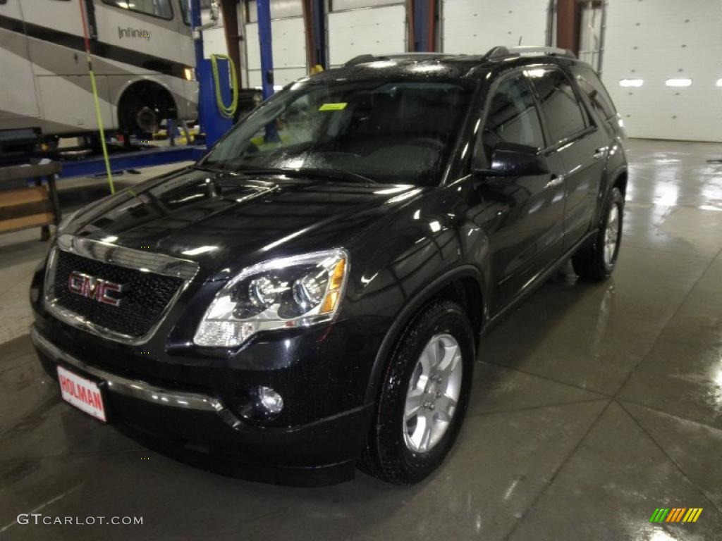 Carbon Black Metallic 2011 GMC Acadia SLE AWD Exterior Photo #45427936