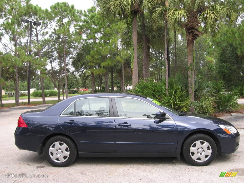2006 Accord LX Sedan - Royal Blue Pearl / Gray photo #6