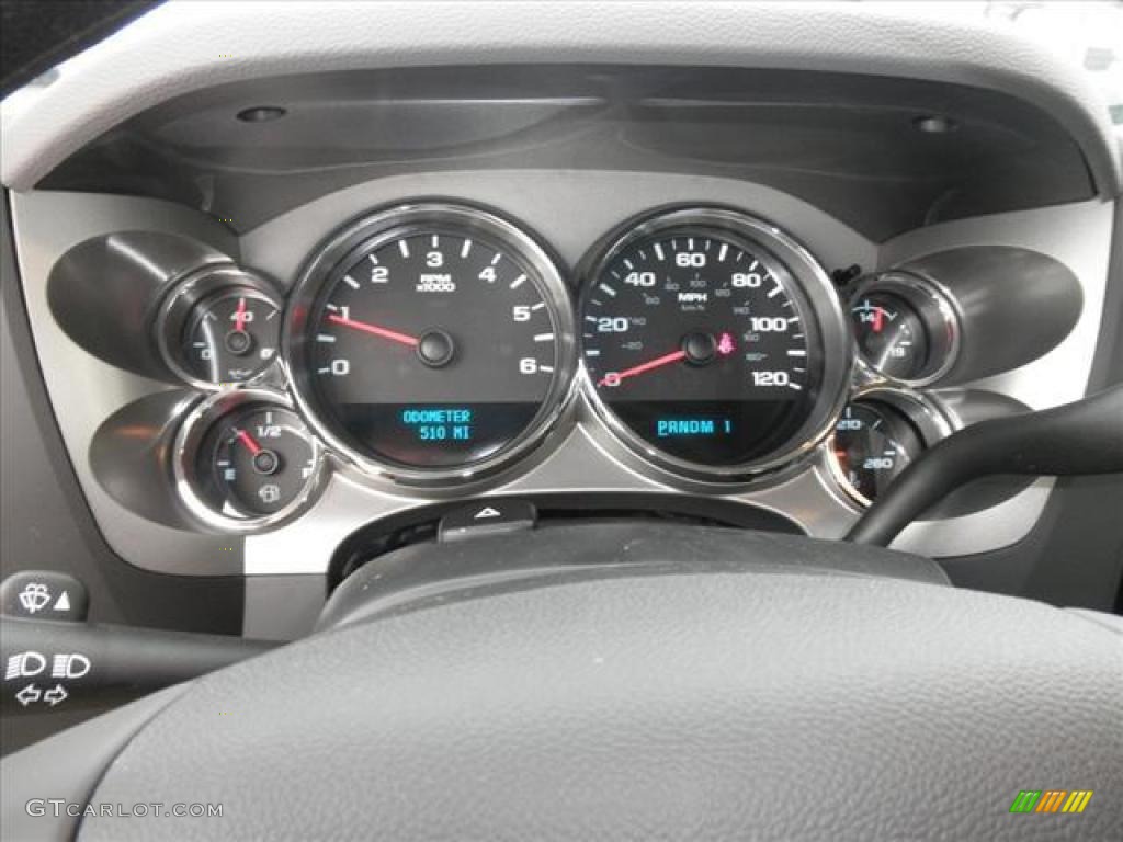 2011 GMC Sierra 2500HD Work Truck Crew Cab 4x4 Gauges Photo #45428662