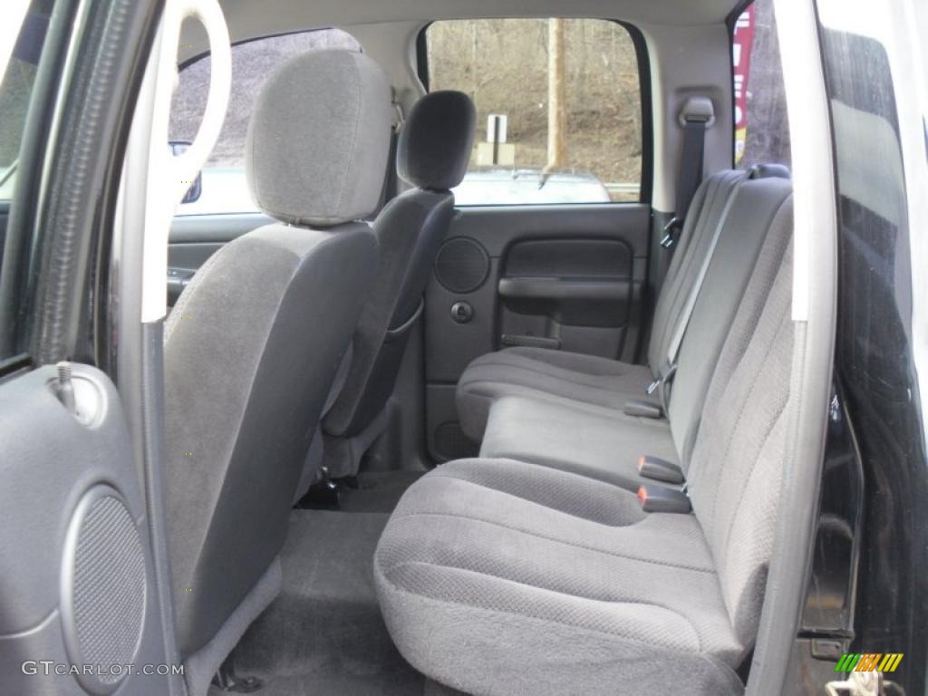 Dark Slate Gray Interior 2003 Dodge Ram 3500 SLT Quad Cab 4x4 Dually Photo #45429461