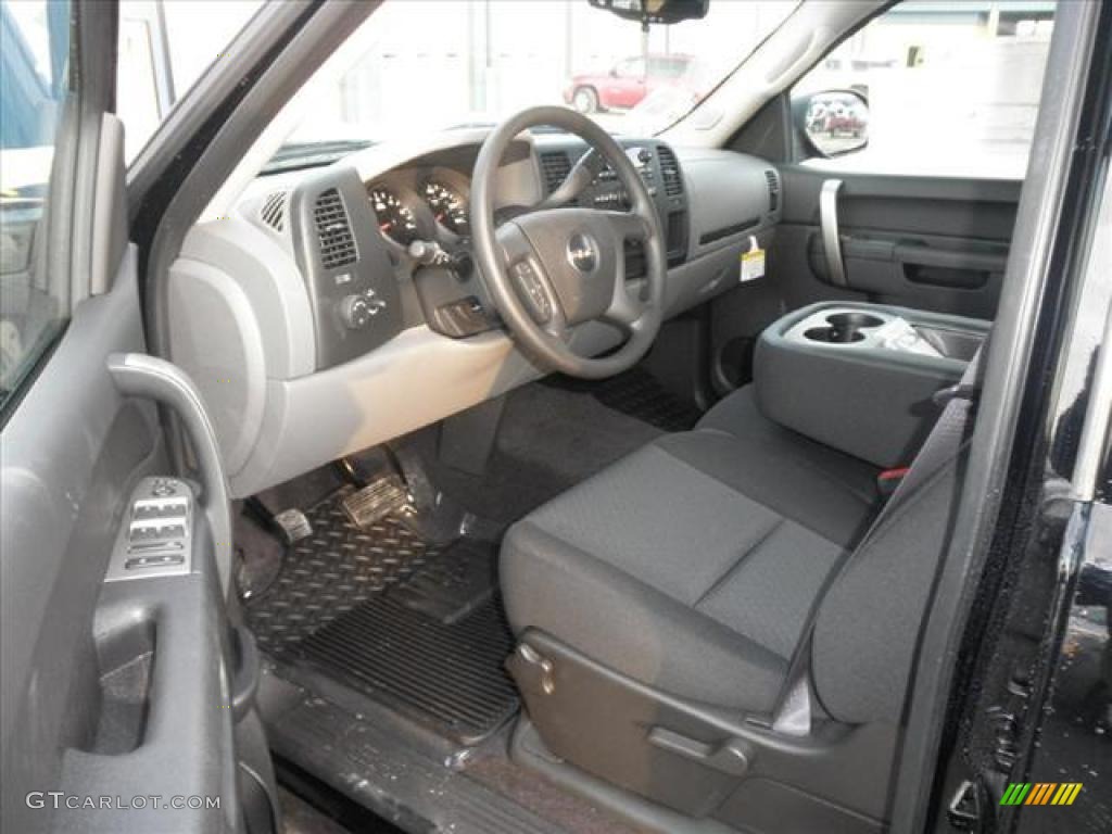 Dark Titanium Interior 2011 GMC Sierra 1500 SL Crew Cab Photo #45429899