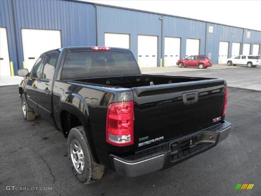 Onyx Black 2011 GMC Sierra 1500 SL Crew Cab Exterior Photo #45429923