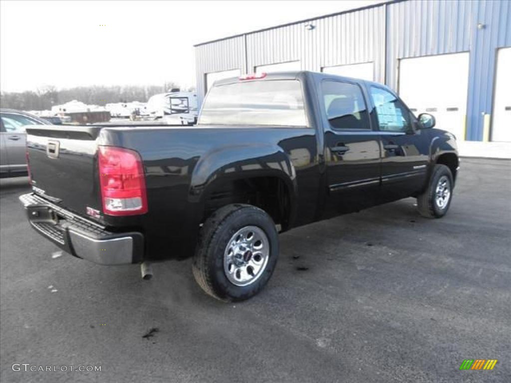 Onyx Black 2011 GMC Sierra 1500 SL Crew Cab Exterior Photo #45429947