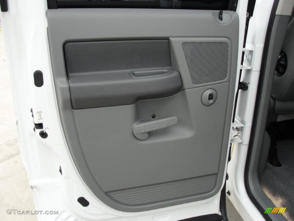 2006 Ram 1500 SLT Lone Star Edition Quad Cab - Bright White / Medium Slate Gray photo #32
