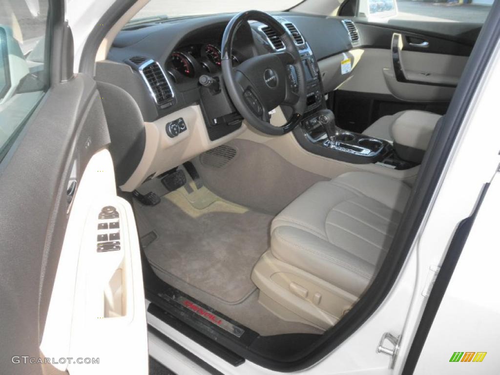 Cashmere Interior 2011 GMC Acadia Denali Photo #45430159