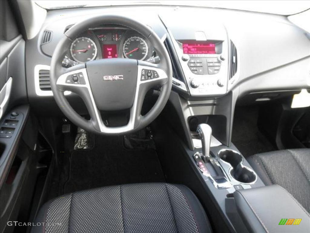 2011 GMC Terrain SLE Jet Black Dashboard Photo #45430996