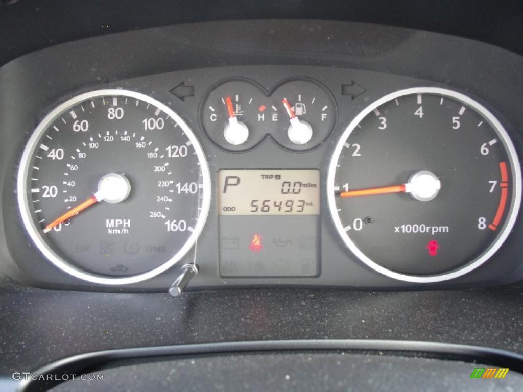 2006 Hyundai Tiburon GS Gauges Photo #45431092