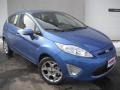 2011 Blue Flame Metallic Ford Fiesta SES Hatchback  photo #2