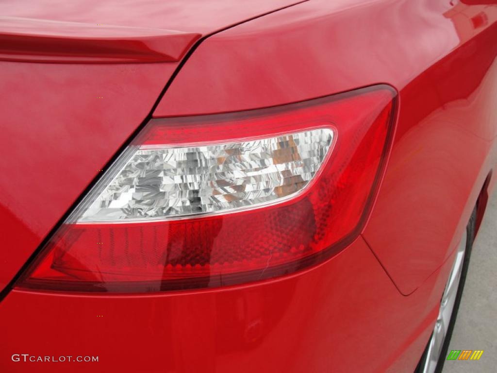 2008 Civic EX Coupe - Rallye Red / Black photo #18