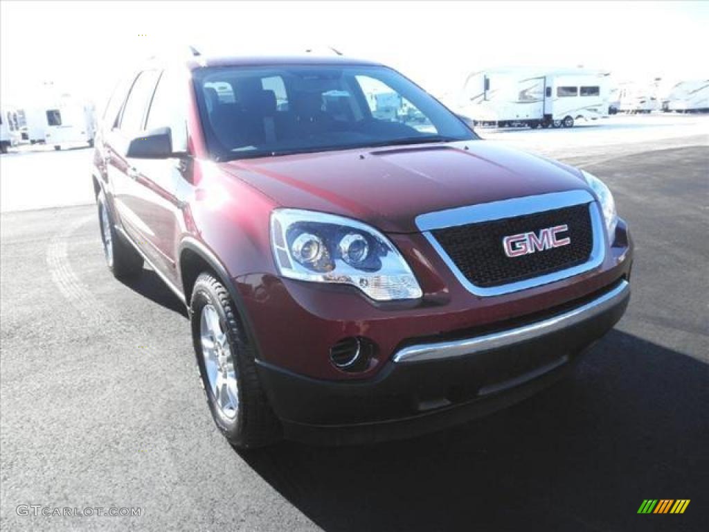 Red Jewel Tintcoat 2011 GMC Acadia SL Exterior Photo #45431280