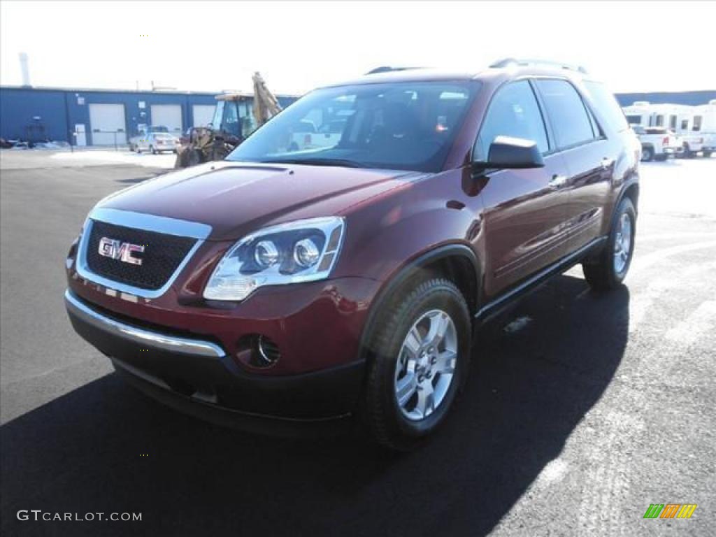 Red Jewel Tintcoat 2011 GMC Acadia SL Exterior Photo #45431288