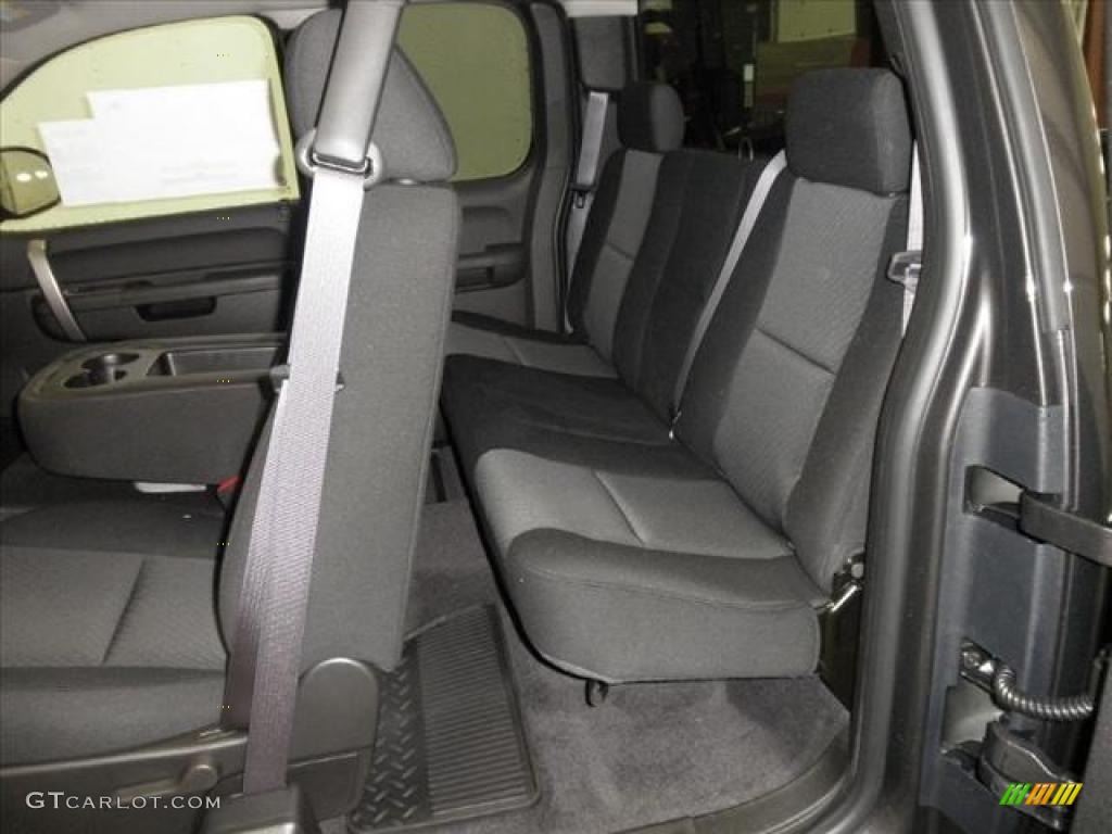 2011 Sierra 1500 SL Extended Cab - Storm Gray Metallic / Dark Titanium photo #10