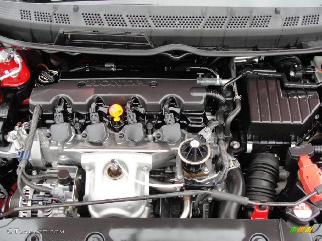 2008 Civic EX Coupe - Rallye Red / Black photo #21