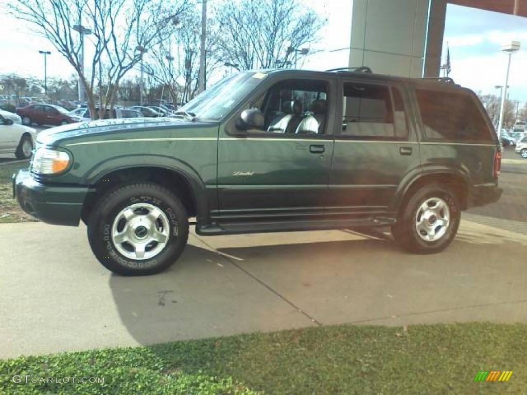 1999 Explorer Limited 4x4 - Charcoal Green Metallic / Dark Graphite photo #18