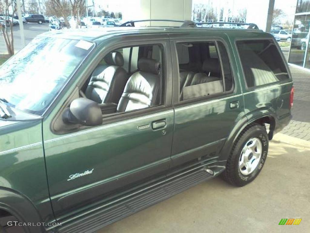 1999 Explorer Limited 4x4 - Charcoal Green Metallic / Dark Graphite photo #20