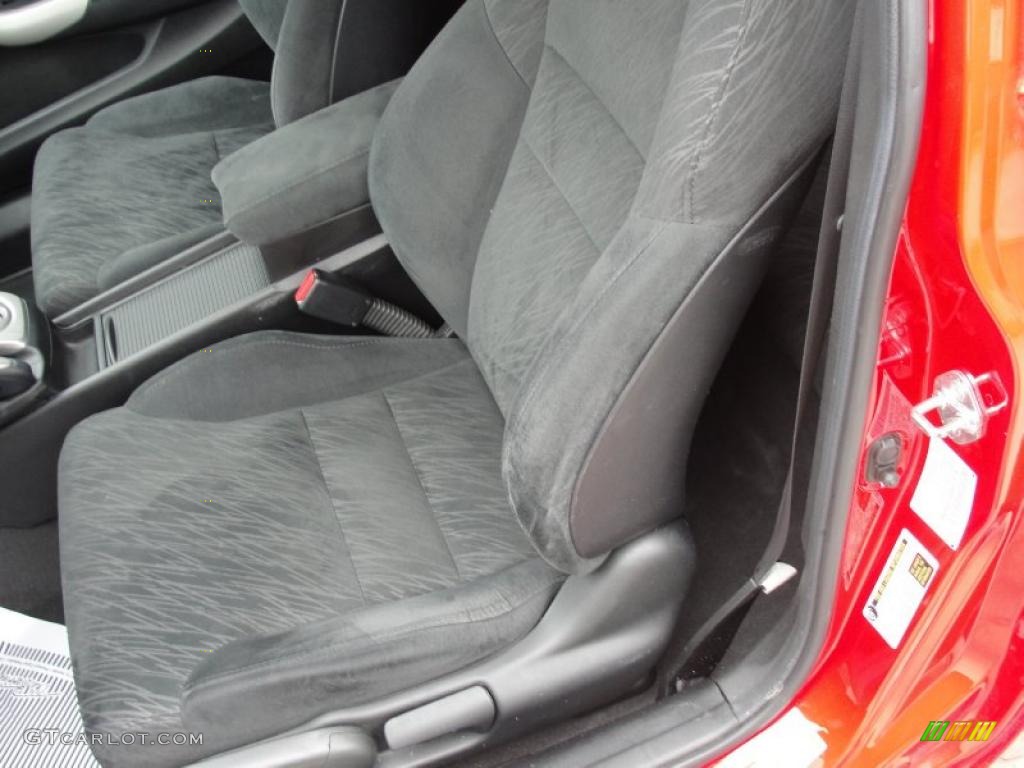 2008 Civic EX Coupe - Rallye Red / Black photo #29